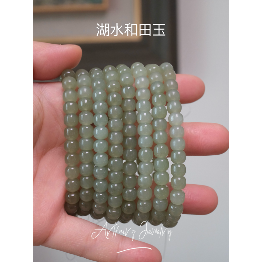 湖水绿和田玉– 斯家珠宝｜S Gem Studio